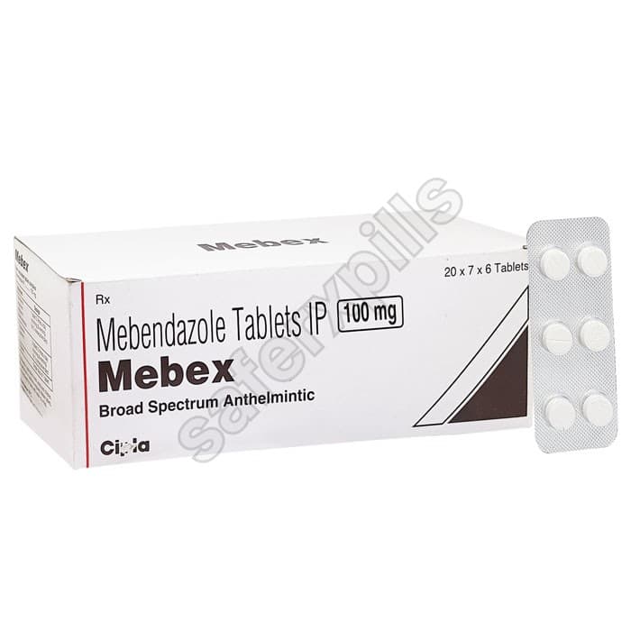 Mebex 100mg (Mebendazole)