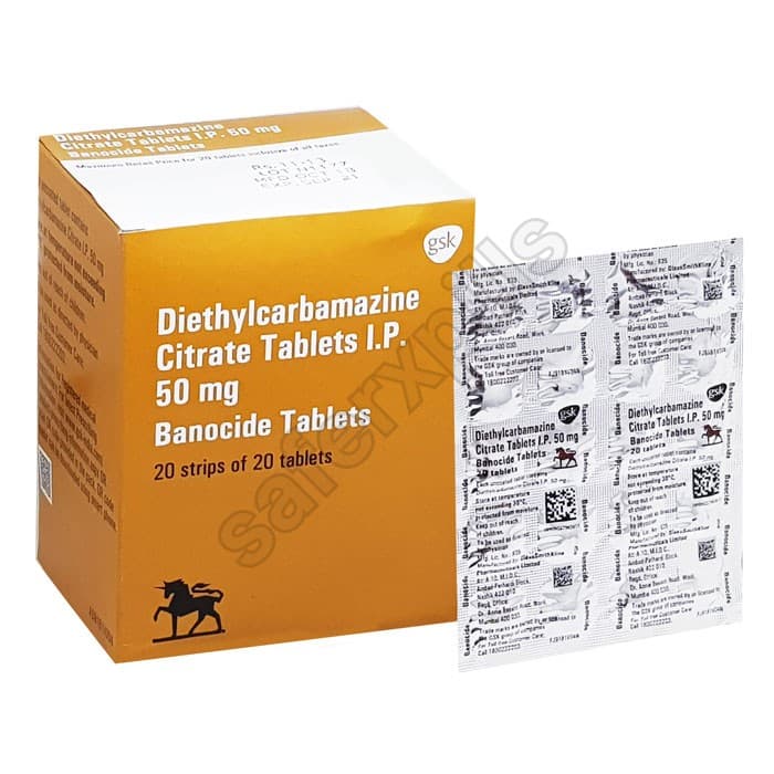 Banocide 50mg (Diethylcarbamazine)