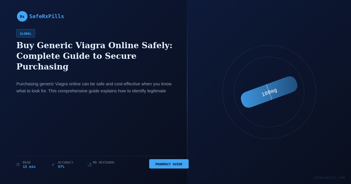 Generic Viagra online safe purchase guide with secure payment options and pharmacy verification