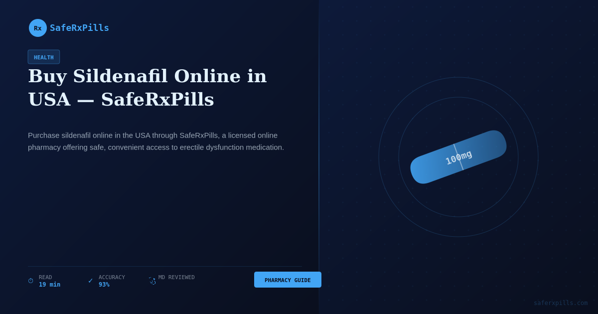 Sildenafil Online in USA | SafeRxPills
