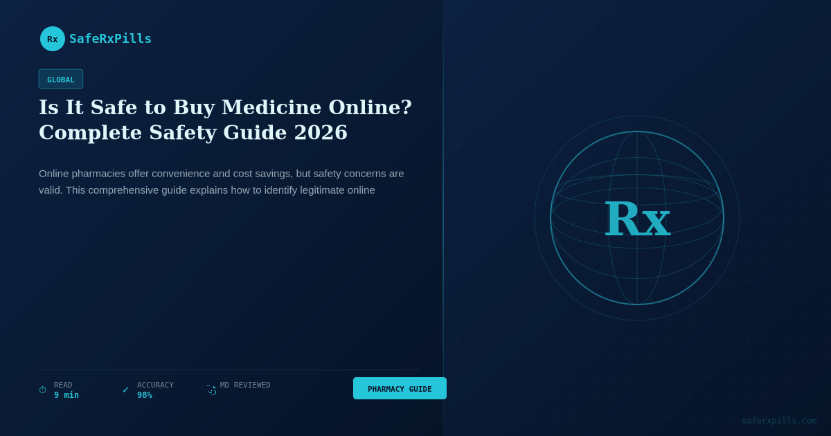 Is It Safe to Buy Medicine Online? Complete Safety Guide 2026 | SafeRxPills